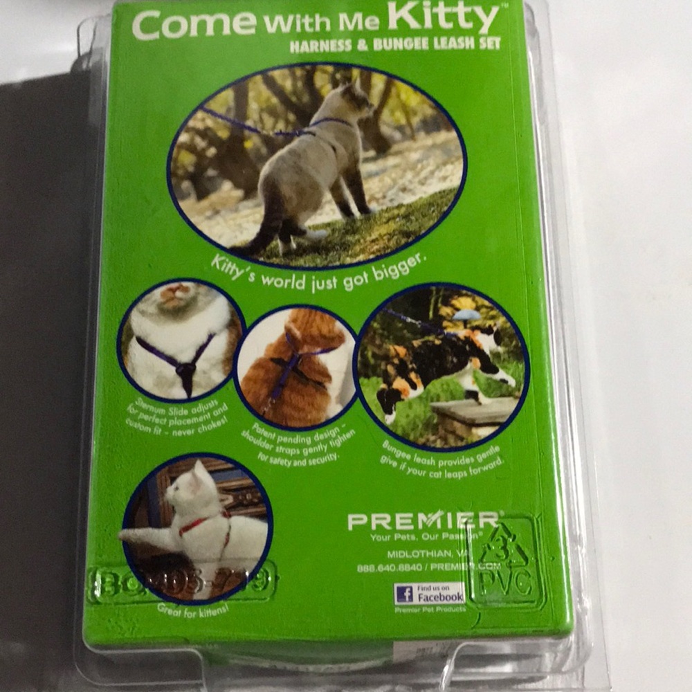Come with Me Kitty harness & Bungee leash set